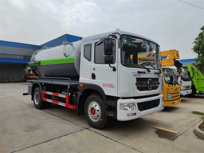 抽吸運(yùn)輸污水淤泥、糞便、沼液罐式車(chē)，國(guó)六排放吸污車(chē)抽吸快、適用面廣